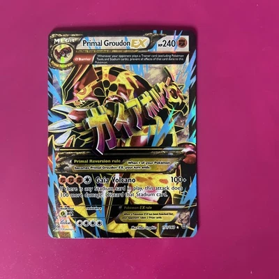 Primal Groudon EX (Omega - 151 Full Art) 151/160 XY - Primal Clash Holo - Image 1 of 2