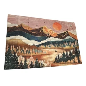 NIP Backdrop Tapestry Wall Hanging Picture 150cm X 100cm 59" x 39" Mountains - Picture 1 of 1