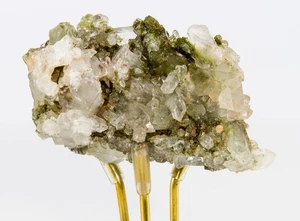 Green Epidote and Quartz Crystal Cluster Hakkari Turkey 70mm 62g H2093 - Picture 1 of 13
