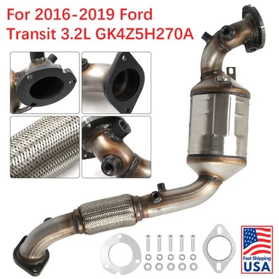 DPF Fits 2016-2019 Ford Transit 150-350HD 3.2L GK4Z5H270A Stainless Steel EPA Foto 1 de 4