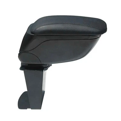 Apoio de braço console central preto para Ford Transit Connect 2010-2013 couro plástico - Imagem 1 de 4