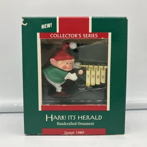 1989 Hallmark Andenken Hark It's Herald ERSTE IN SERIE Ornament - KOSTENLOSER VERSAND - Bild 1 von 4
