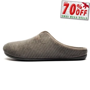 Cotswold Blackbird Mens  Slippers Casual Comfort Cosy Lounge Mule Shoes Grey - Picture 1 of 5