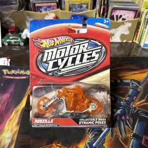 Hot Wheels Motorcycles Rodzilla Clear Orange Sammler Bikes Rarität - Bild 1 von 3