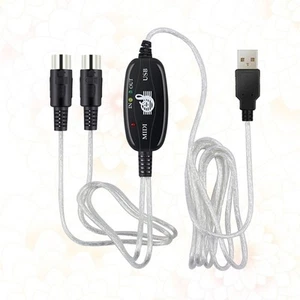 180x2 cm MIDI -Kabel zum USB -Midi -Kabelmusik -Bearbeitungskordkordkabel - Bild 1 von 12