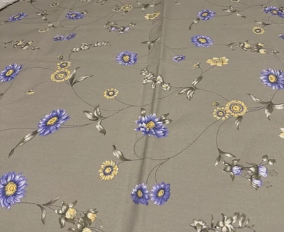 62w X 96”L Thick Canvas Cotton Floral Utility Fabric - Image 1 of 4