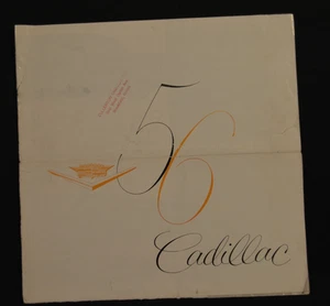 1956 Cadillac Händlerverkauf ausklappbare Werbung 1 Seite - Bild 1 von 4