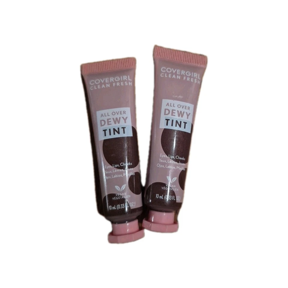 2x Maquillaje Covergirl Limpio Fresco Tinte Rocío 100 Marrón Rosado Foto 1 de 1