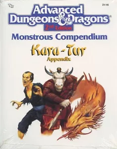 KARA-TUR MC6 MOSTRUOSO COMPENDIO SIGILLATO APPENDICE 2116 D&D Manuale Monster TSR - Foto 1 di 3