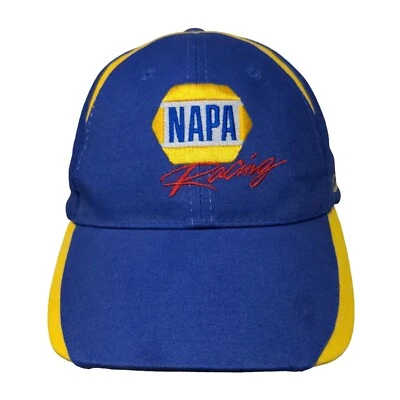 Gorra NAPA Racing con tirantes azul amarillo Ron Capps #28 Chase Elliot OSFM Foto 1 de 4