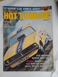 Popular Hot Rodding Magazine February 1971 - Picture 1 of 2