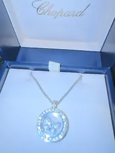 Chopard 18k White Gold Diamond Butterfly Necklace - Picture 1 of 5