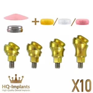 Q10 OT-Loc Prótesis 30° Una Silicona Juego de Tapa de Retención Dental Int Hex 2.42mm - Imagen 1 de 3