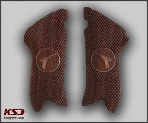 Empuñaduras de nogal compatibles marca KSD Luger P08 diamante - Imagen 1 de 1