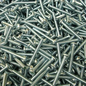 (500) #10-24 X 1-1/2" Phillips Pan Head Machine Screw Zinc Plated - Picture 1 of 5