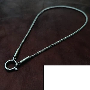 28 inch Necklace 1 Hook Stainless Pendant Handmade Lucky Thai Buddha Amulet #00d - Picture 1 of 1