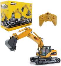Full Function Remote Control Excavator 2.4Ghz Digger Toy with Sound and Lights