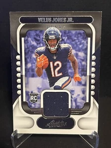 2022 Panini Absolute #ARM-30 Velus Jones Jr. RC Rookie Jersey Patch Relic - Picture 1 of 2