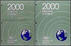 2000 Ford Windstar Furgone Negozio Manuale 2 Set Originale Officina Riparazione