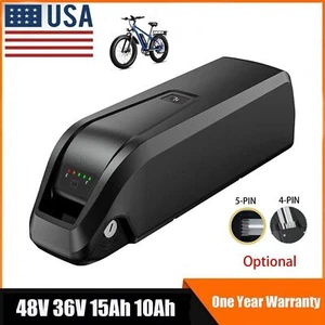 48V/36V ebike Battery 10Ah/15Ah For 500W 750W 1000W 1500W 1800W Electric Motor - Picture 1 of 33
