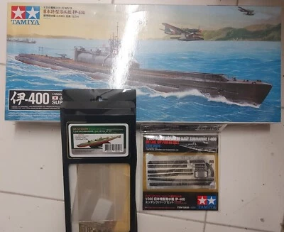 Tamiya 1/350 I-400 IJN Modellino Di Sommergibile In Plastica Con Set Di Dettagli - Immagine 1 di 4