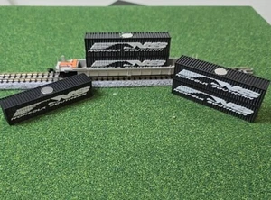 1/160 N Scale 5 Pack 40ft Shipping Northfolk Southern Containers W MAGNETS 🧲 - Picture 1 of 3