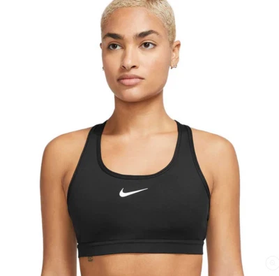NEW Nike [L] Women's Dri-Fit Padded Yoga/Gym Sports Bra-Black DX6821-010 - Image 1 of 2