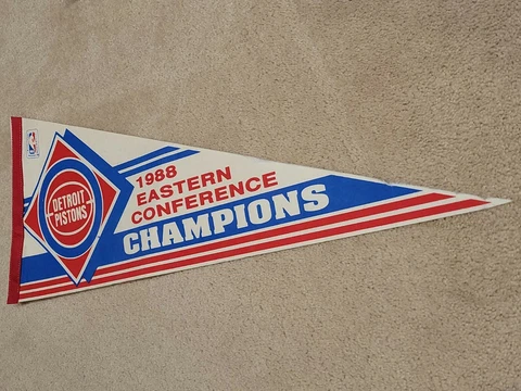 1988 DETROIT PISTONS EASTERN CONFERENCE CHAMPIONS PENNANT Cover