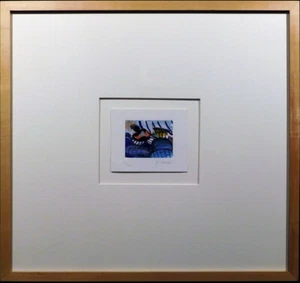 Peter Max Untitled mini Mix Media Lithograph Art Custom framed Hand Signed - Picture 1 of 5