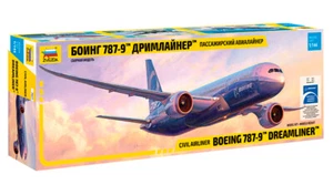 1:144 ZVEZDA #7021 - Boeing 787-9 "Dreamliner" Civil Airliner - Picture 1 of 4