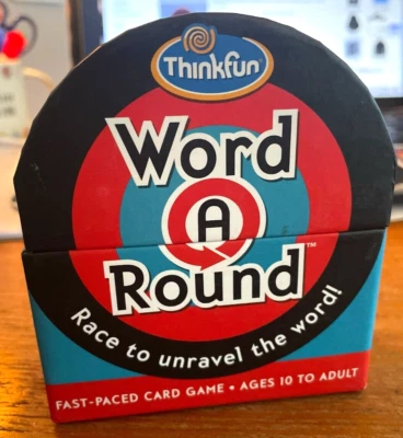 WORD A ROUND Race to unravel the Word ThinkFun Fast Paced Card Game 2+ Player 10 - Image 1 of 4