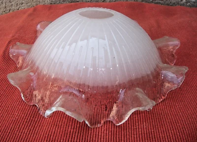 Tulipe abat jour suspension en verre Diamètre 21,5 cm - Photo 1/4