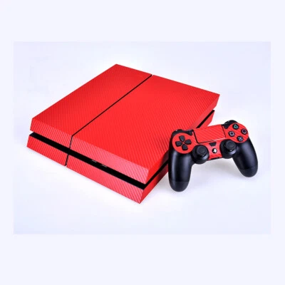 7 Colours Carbon Fiber Skin Sticker for Sony PS4 PlayStation 4 & controller skin - Image 1 of 4