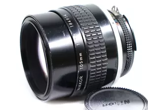 NIKKOR 105MM F1.8 AI-S 105/1.8 AIS Nikon fast LENS for DSLR free shipping - Picture 1 of 24
