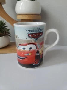 Taza Disney World Of Cars 2008 Lightning McQueen Superbird & Petty Usada en Excelente Condición - Imagen 1 de 6