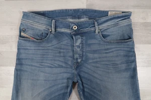 Pantalones de mezclilla para hombre Diesel SLEENKER elásticos ajustados azules W34 L30 lavado 0826Z - Imagen 1 de 13