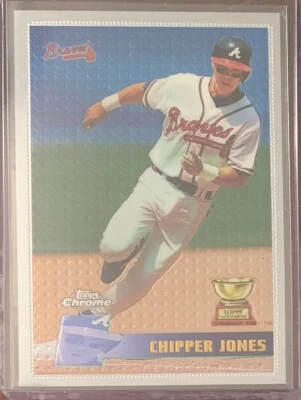 1996 Topps Chrome Rookie Cup Chipper Jones #52b - Image 1 of 2