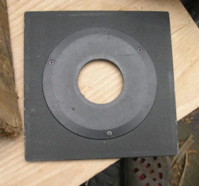 genuine Swiss Sinar F & P lens board panel with copal 1  shallow 1.7mm top hat - Image 1 of 3