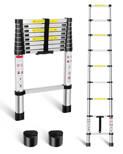 8.5FT Telescoping Ladder, Extension Ladder for Household Or RV Outdoor Work - Picture 1 of 7