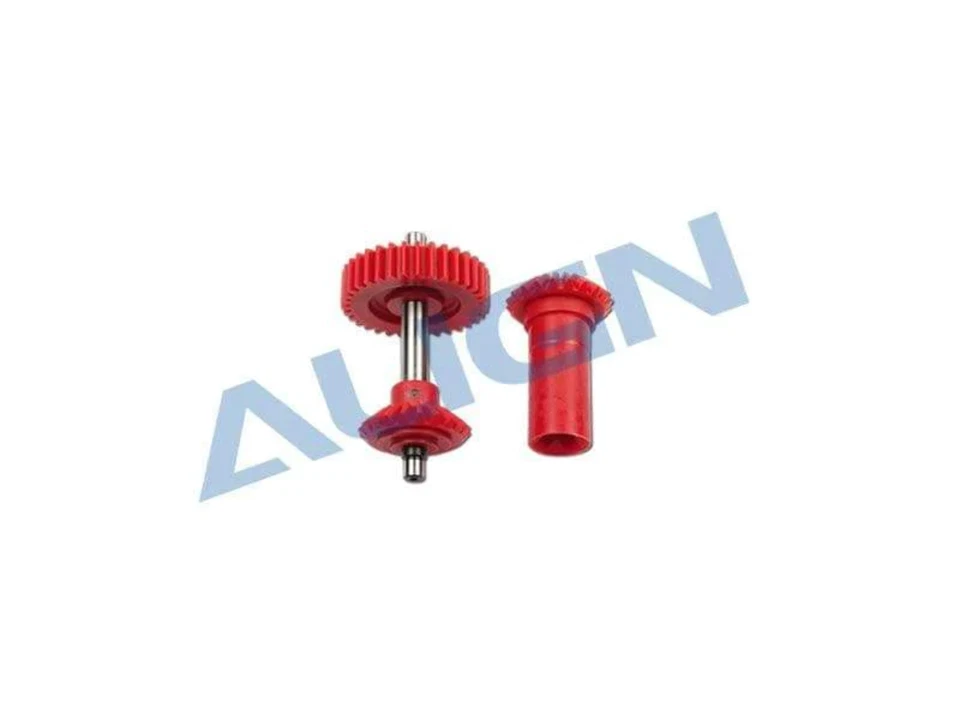 Align New T-Rex 550/600E/600N Red M0.6 Torque Tube Front Drive Gear Set/40T - Image 1 of 1
