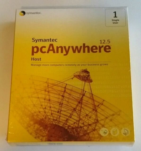 Symantec pcAnywhere 12.5 Host (Box) (1) - Vollversion für Windows neu/OVP - Bild 1 von 1