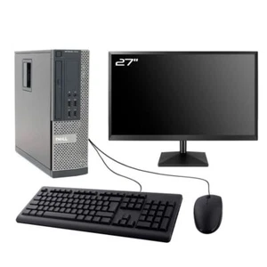 PC Dell Optiplex 7010 SFF Bildschirm 27 " Intel I3-3220 RAM 8Go HDD 500Go W10 - Bild 1 von 6