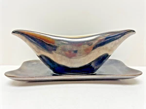 Vintage Redwing Handpainted Lotus Dish Gravy Bowl - Picture 1 of 7