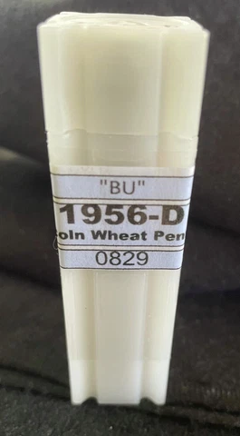Roll of (49) 1956-D Lincoln Wheat Cents uncirculated Cover