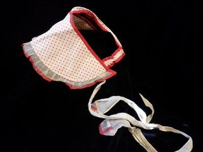 Antiguo sombrero de gorro vintage "Working Sunbonnet" años 30 punto de algodón estudio uso reparación Foto 1 de 4