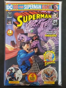 Libro de cómics de Superman de 100 páginas gigante #1 en muy buen estado/nuevo en estado - Imagen 1 de 1