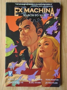 EX MACHINA TPB V 4 (2006) MARCHA A LA GUERRA #17-20 WILDSTORM, VAUGHAN & HARRIS - Imagen 1 de 3