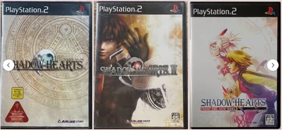 Shadow Hearts 1 II From The New World RPG Game set of 3 PlayStation2 PS2 Japan - Image 1 of 4