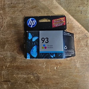 HP 93 Tri-color Original Ink Cartridge, C9361WN#140 New Opened Box - Foto 1 di 4