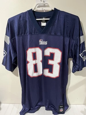 Camiseta Wes Welker New England Patriots De Colección Reebok Para Hombre Talla Grande NFL Fútbol Foto 1 de 4